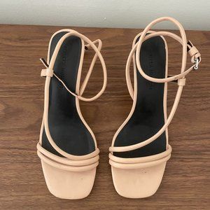 Rebecca Minkoff Nude Strappy Heels